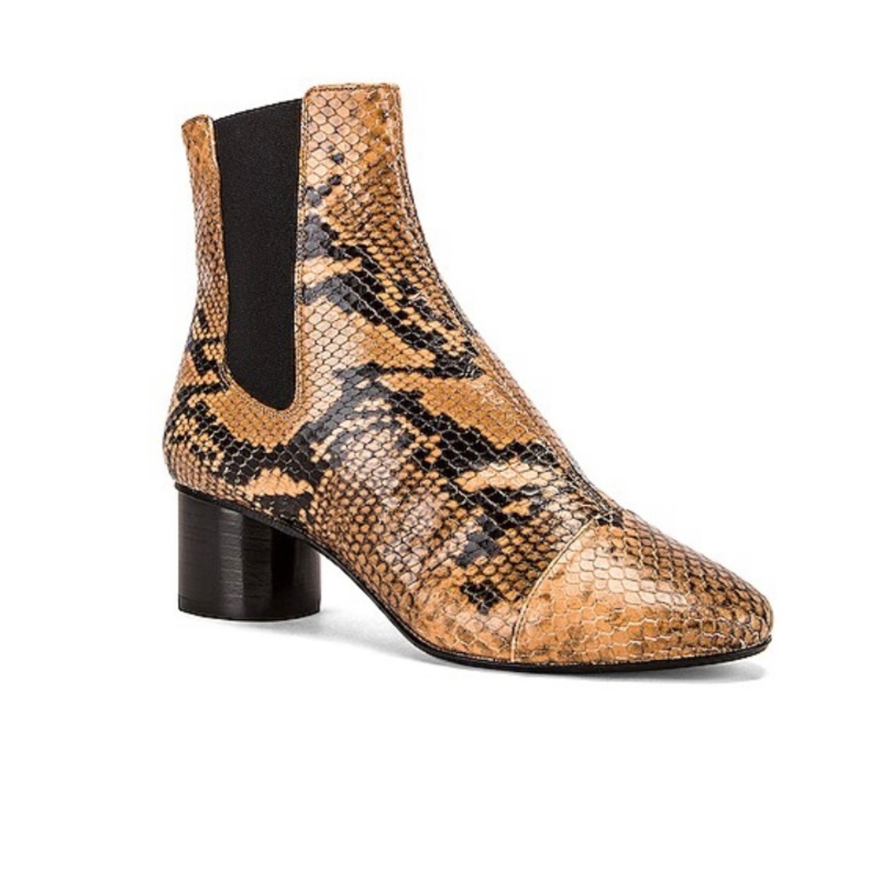 Isabel Marant Danae Snakeskin Embossed Boot